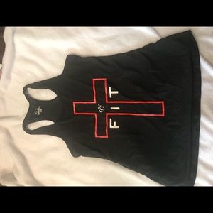 Crossfit cross tank top Sz large
